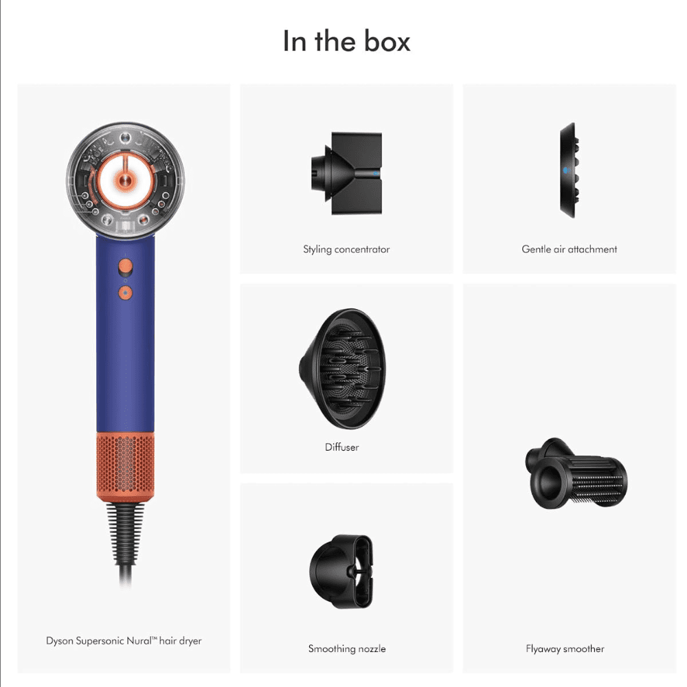 Dyson 515160-01, Supersonic Nural Electric Corded Hair Straightener (Vinca Blue)