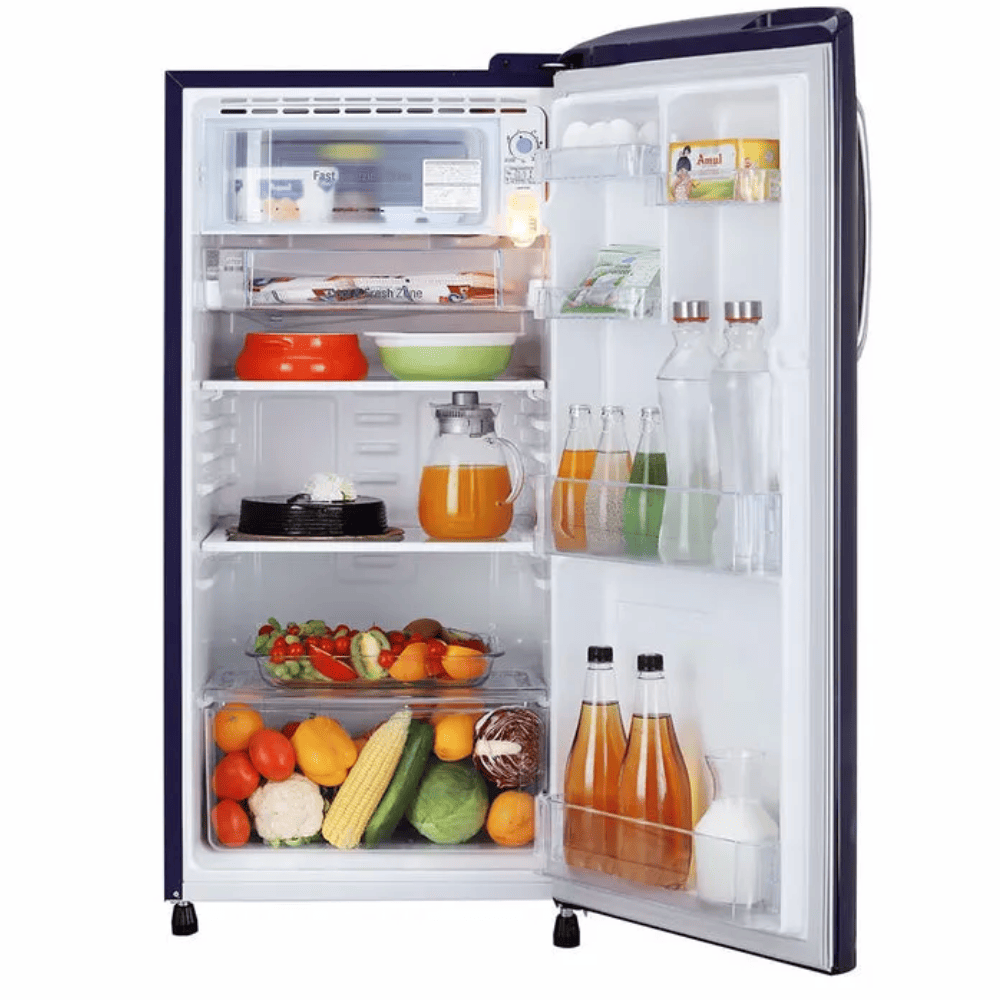 LG 185 Ltrs 3 Star, Inverter Direct Cool, Single Door Refrigerator (GL-B201AELD)