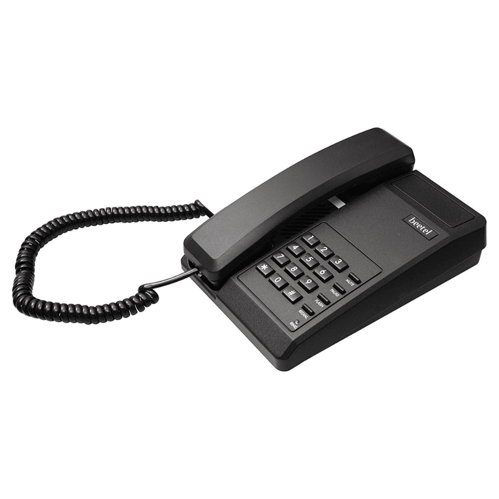 Beetel C-11 Basic Wall Mounting Landline Phone, Black