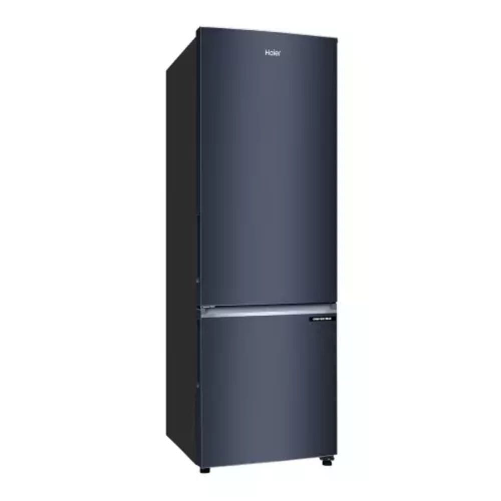Haier 265 Ltrs, 2 Star Frost Free Double Door Bottom Mount Refrigerator (HRB 3152IBGKA P,Graphite Black)