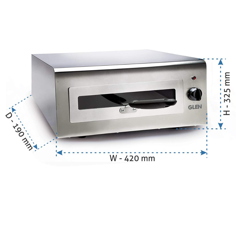Glen SA5014, 1100 Watts Stainless Steel Electric Tandoor and Grilll (Silver)