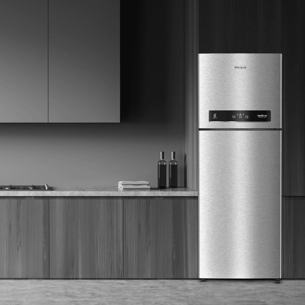Whirlpool 440 Ltrs 2 Star, IntelliFresh Convertible Inverter Frost Free, Double Door Refrigerator (IF INV CNV 455 Alpha Steel (1S)-Z)
