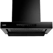 Glen 6053 BL BLDC, 60 cm 1400 m3/hr Auto Clean Wall Mounted Chimney (Black)