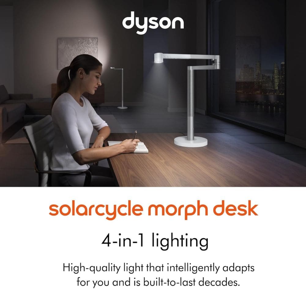 Dyson 429156-1, Solarcycle Morph Desk light (White & Silver)