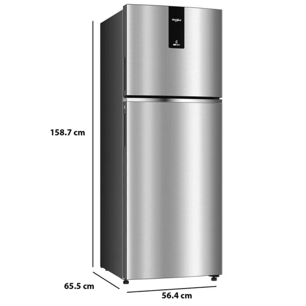 Whirlpool 235 Ltrs 2 Star, Inverter Frost Free, Double Door Refrigerator (NEO DF278 PRM TITAN STEEL (2S)-TL)