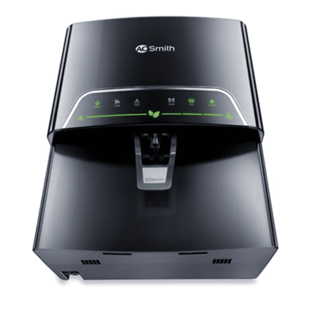 AO Smith P3 PROPLANET, 5 Ltrs Storage, RO+MF Wall Mountable Water Purifier, Black