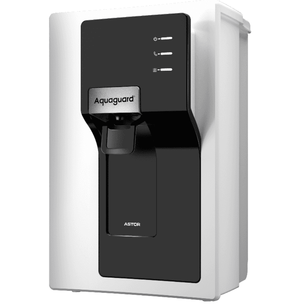 Aquaguard 6.2 Ltrs Astor Alkaline RO+UV+MTDS Water Purifier, White