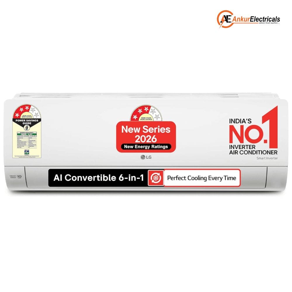 LG 1.0 Ton 3 star Inverter Split Air Conditioner (AS Q12CNXE.AMLG) 2026 model
