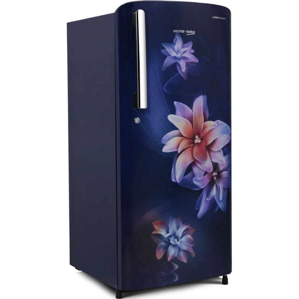 Voltas Beko 175 Ltrs, 2 Star Direct Cool Single Door Refrigerator (RDC208D1, Blue)
