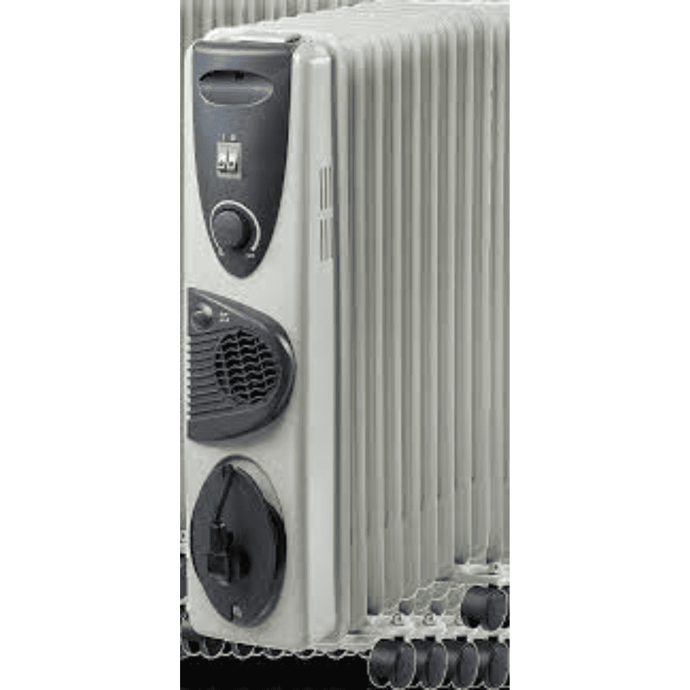 Russell Hobbs 15 Straight Fins, 2900 Watts Oil Filled Radiator Room Heater (OFR 13 F, Grey)