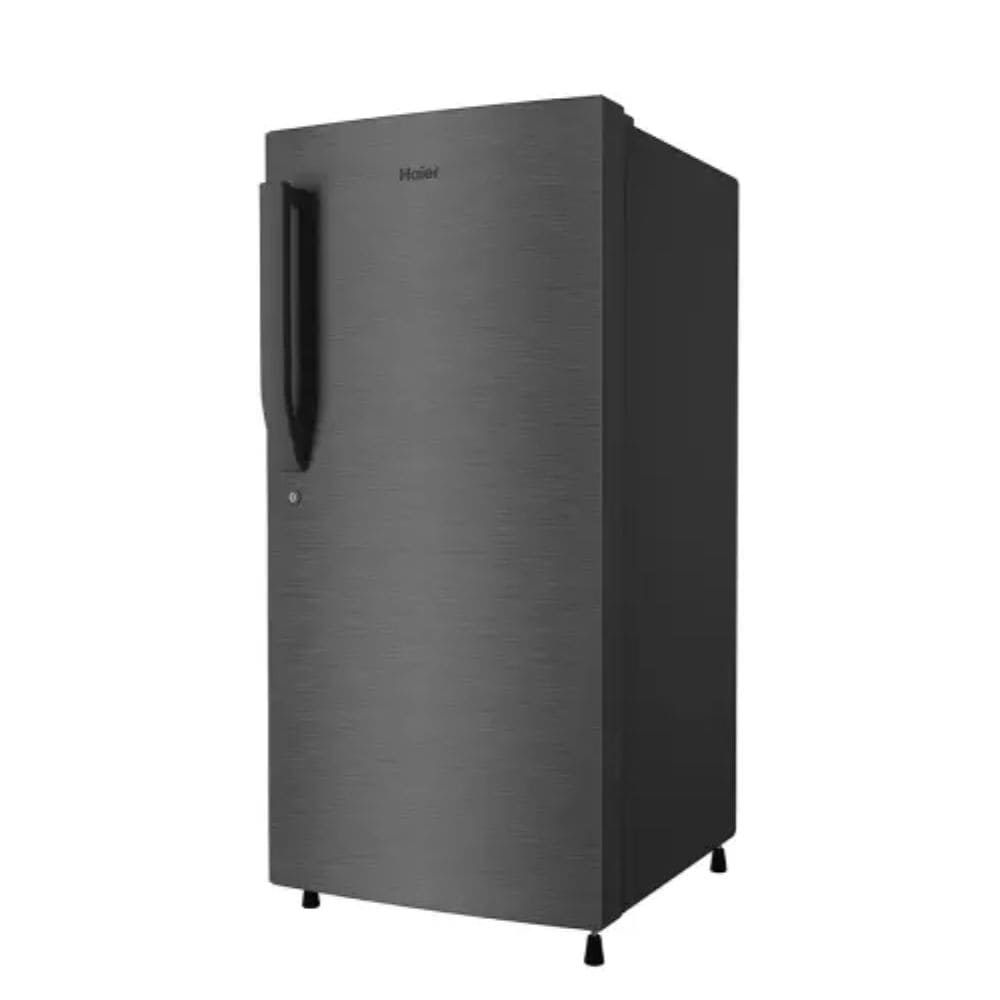 Haier 190 Ltrs, 2 Star Direct Cool Single Door Refrigerator (HRD 2105CBSA P, Brushline Silver)