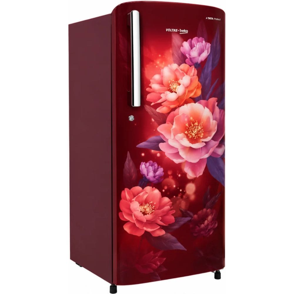 Voltas Beko 175 Ltrs, 2 Star Direct Cool Single Door Refrigerator (RDC208C1, Bonita Wine)