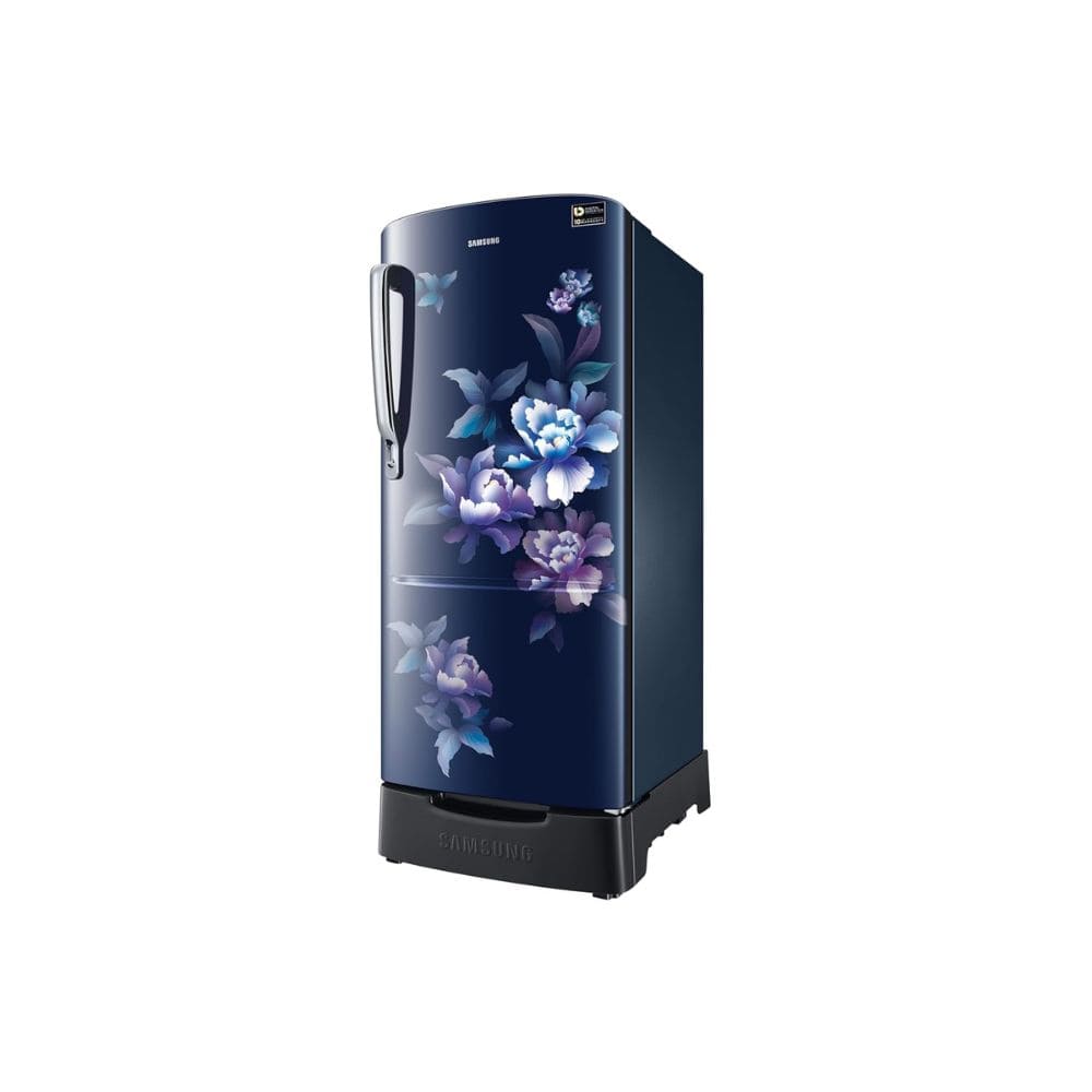 Samsung 183 Ltrs, 2 Star Digital Inverter, Direct Cool Single Door Refrigerator (RR20H1812HV, Himalayan Poppy Blue)