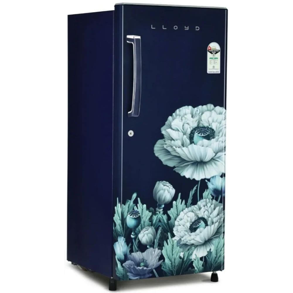 Lloyd 175 Ltrs, 1 Star Direct Cool Single Door Refrigerator (GLDG191AEBCF,Escape Blue)