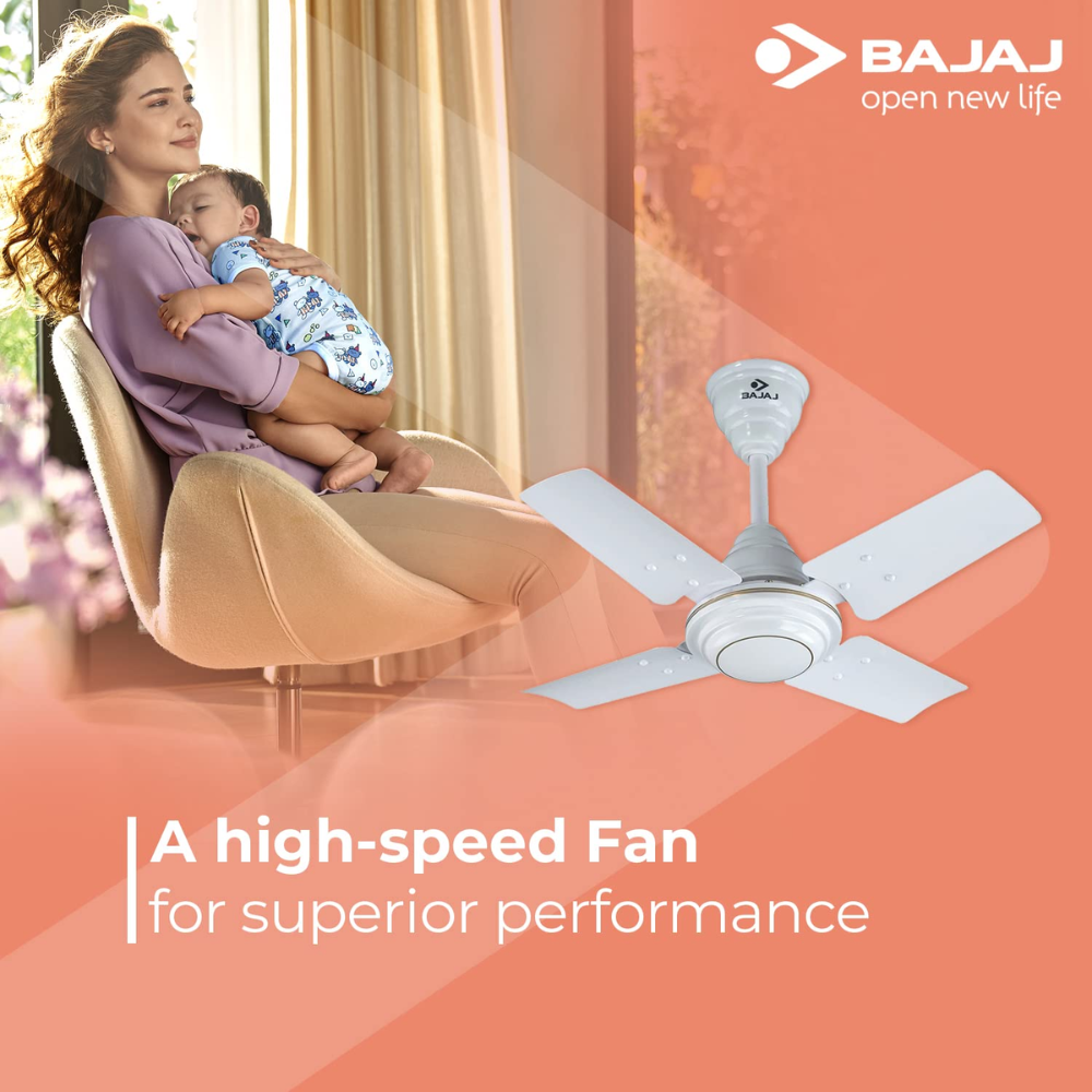 Bajaj Maxima, 600mm 4 Blads Ceiling Fans for Home