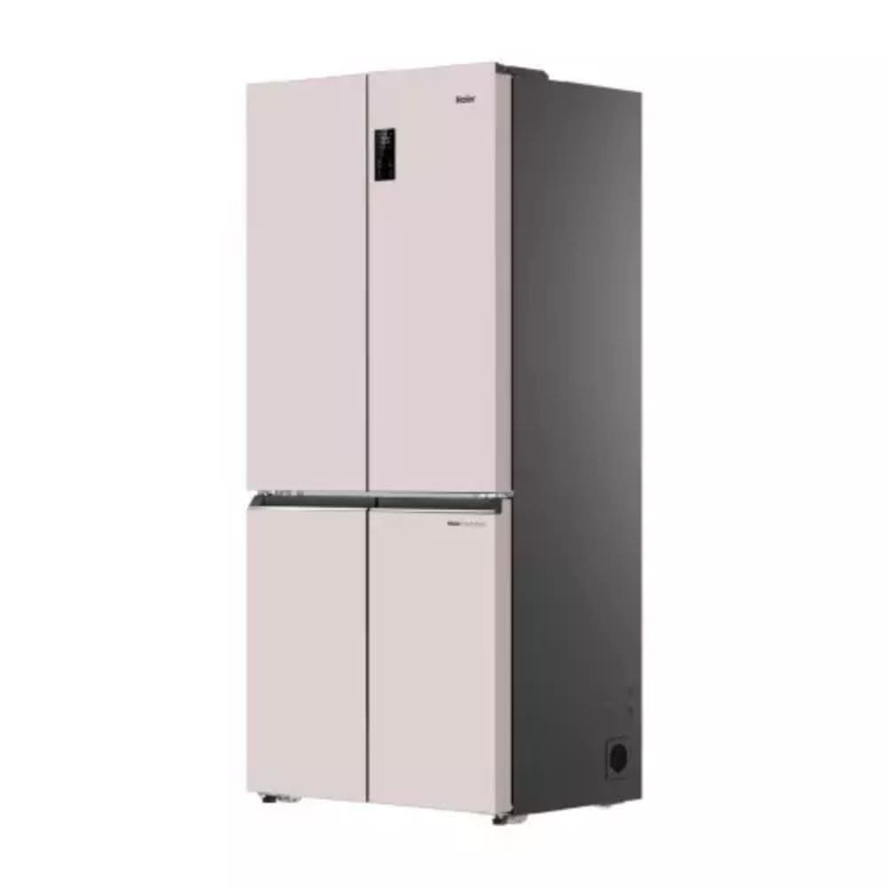 Haier 520 Ltrs, 3 Star Lumiere Frost Free Triple Inverter French Door Side by Side Refrigerator (HRB 600MP, Mauve Pink)