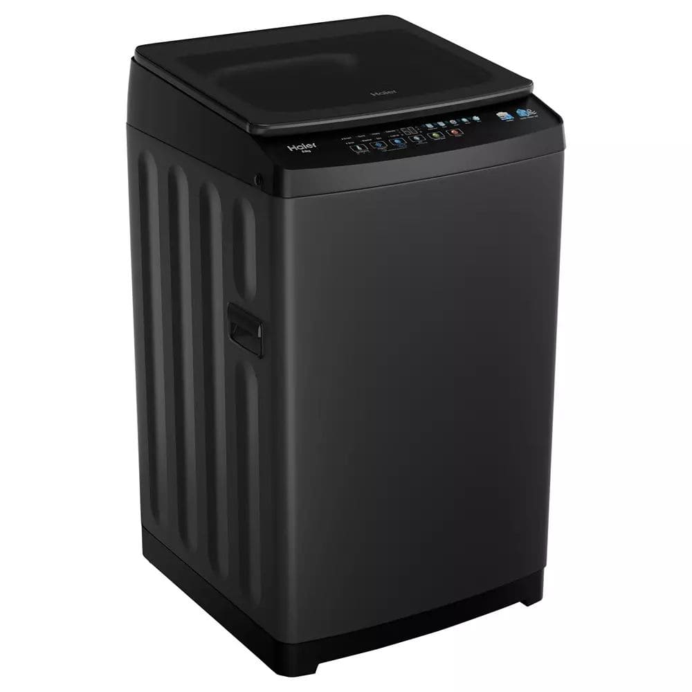 Haier 8.5 Kg 5 Star Semi-Automatic Top Load Washing Machine (HWM85-H326BK,Black)