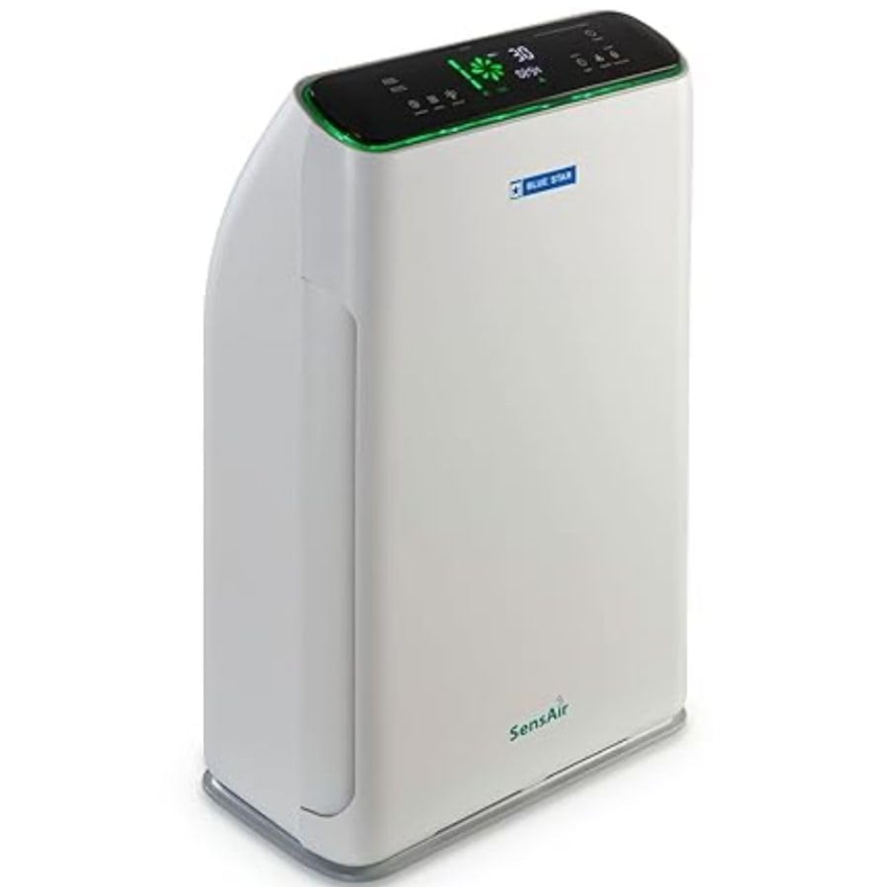 Blue Star BS-AP490LAN, SensAir with Microbe DeActive+ Technology Air Purifier, HEPA Filter
