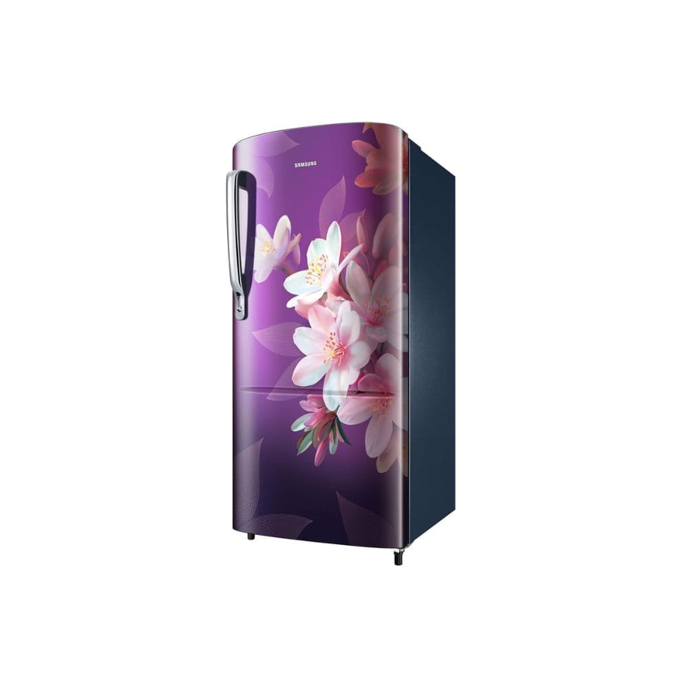Samsung 183 Ltrs, 3 Star Digital Inverter, Direct Cool Single Door Refrigerator (RR20H1723WB, Wild Lily Blue)