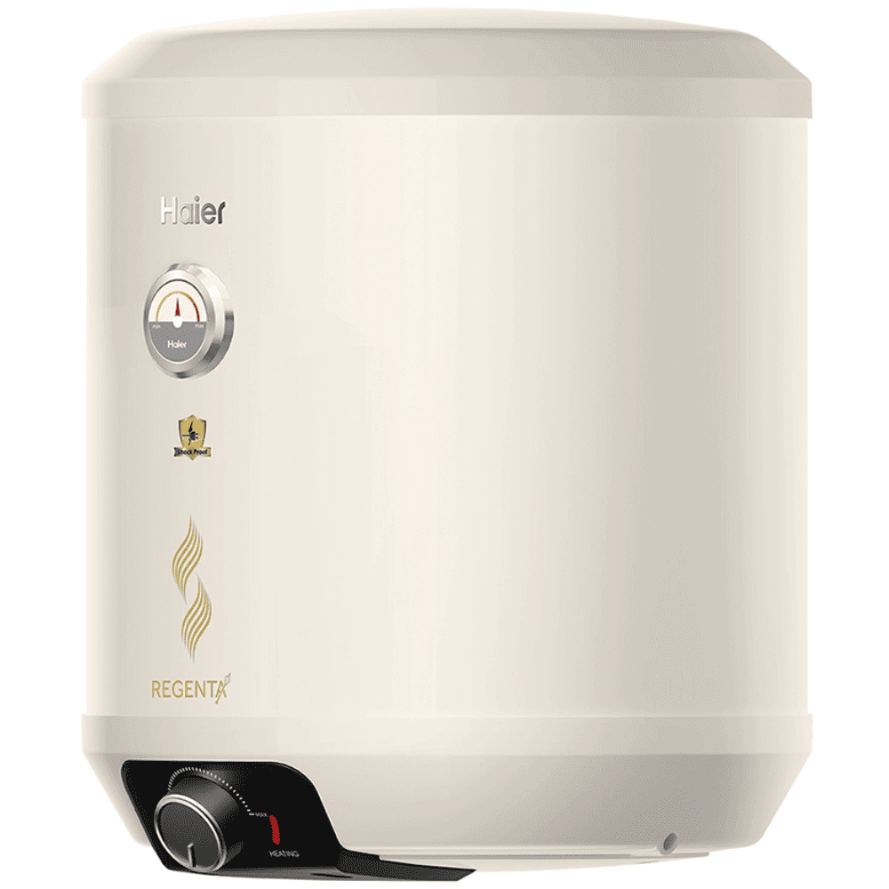 Haier 25 Ltrs Storage 5 Star Wall Mounting Water Heater Geyser (ES25V-REGENTA (I) White)