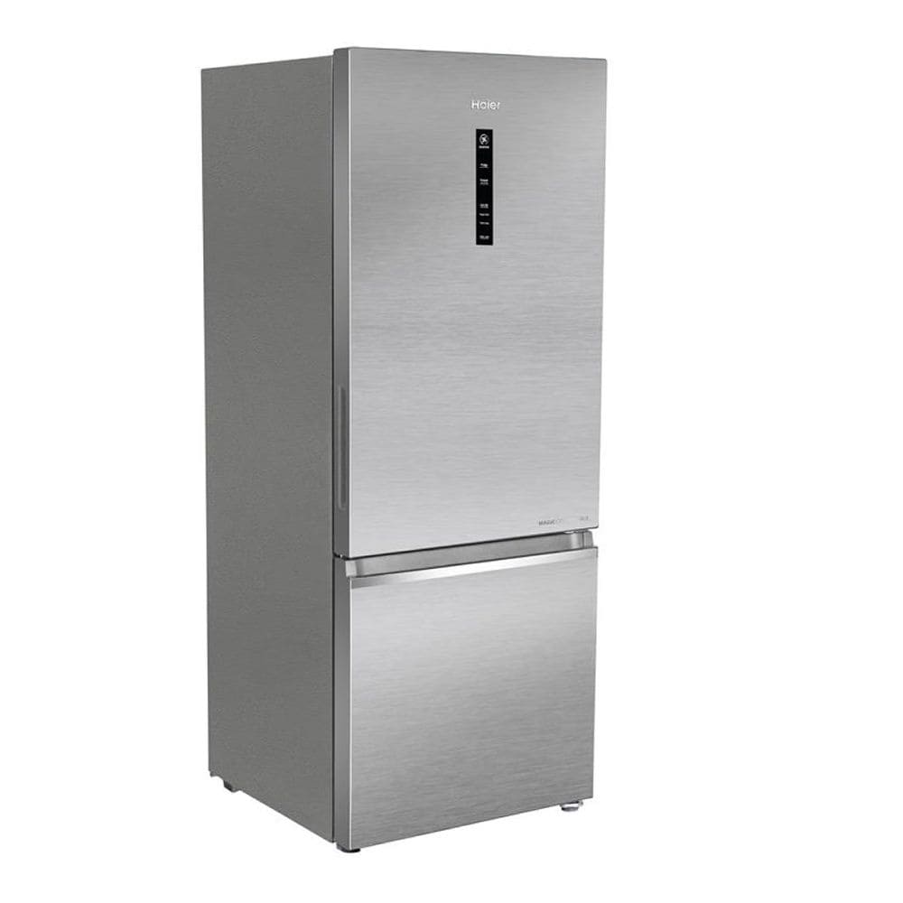 Haier 325L 2 Star Inverter Frost Free Double Door Refrigerator (HRB 3752BNSA P, Nickel Steel)