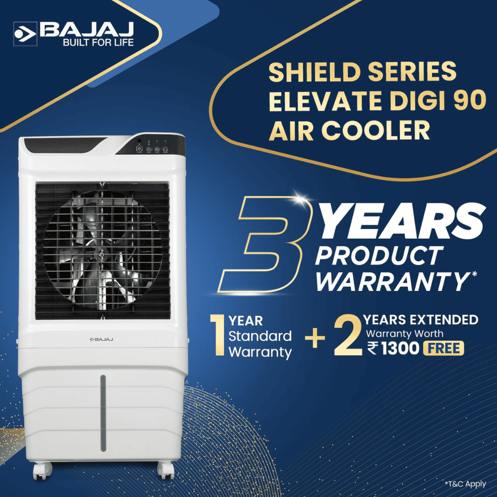 Bajaj Elevate 90 Ltrs Desert Air Cooler (Elevate90)