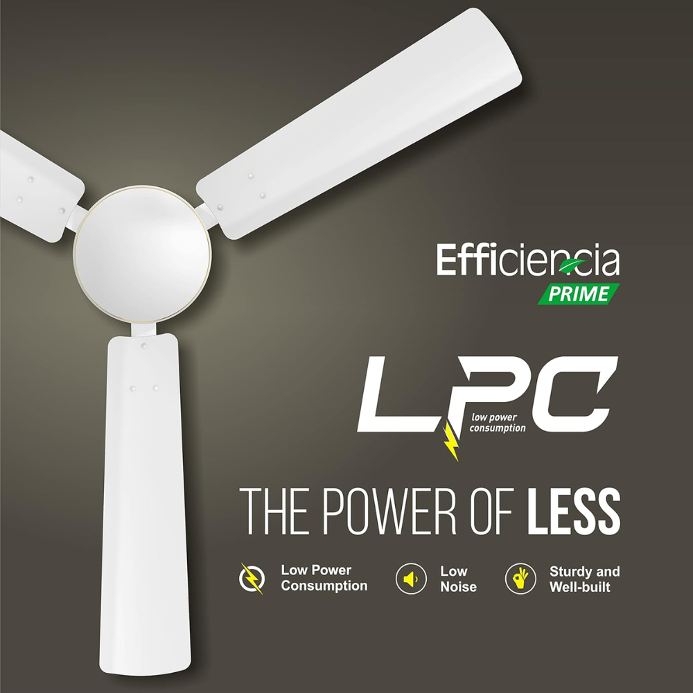 Havells Efficiencia Prime, 1200mm 3 Blade High Speed BLDC Ceiling Fan