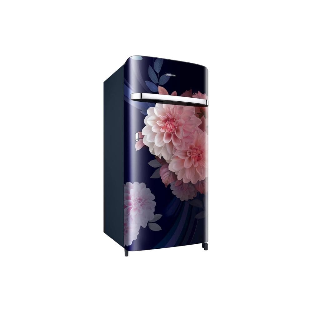 Samsung 189 Ltrs, 5 Star Digital Inverter, Direct Cool Single Door Refrigerator (RR21H2G25BB, Begonia Blue)