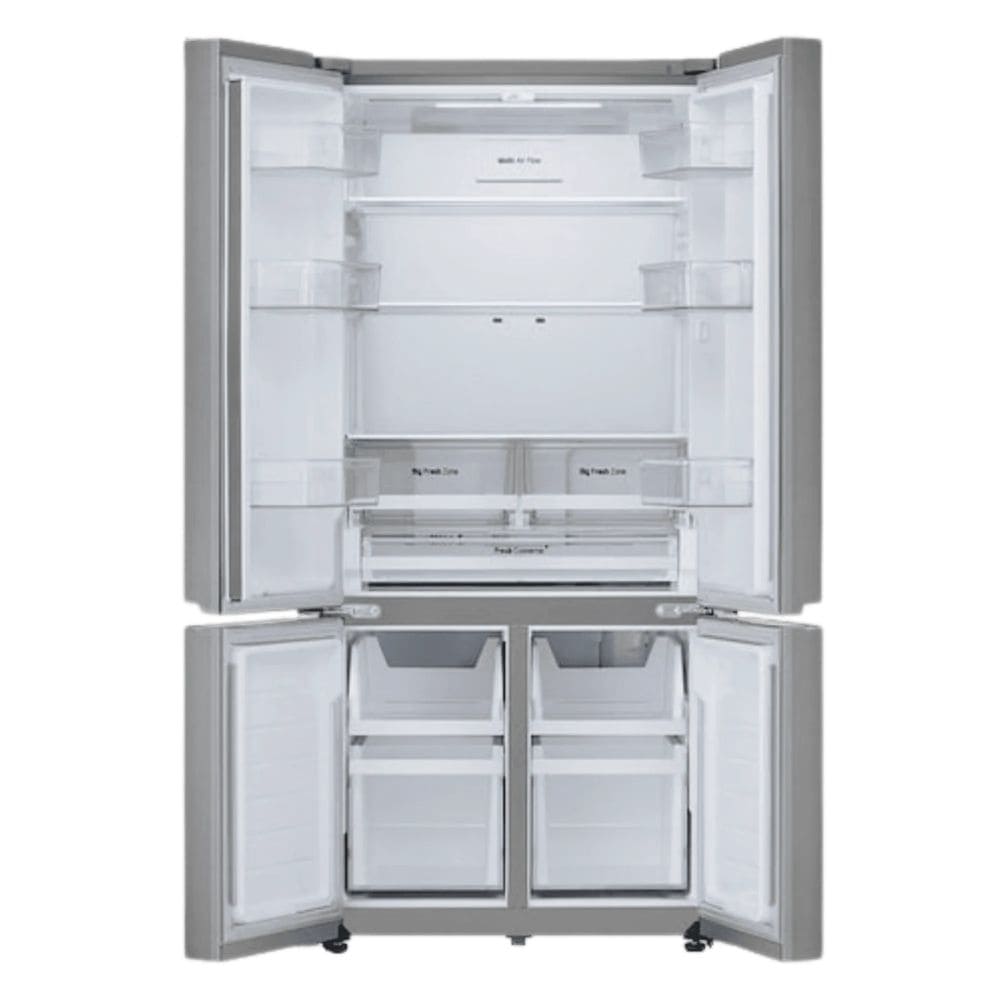 LG 610 Ltrs, Frost Free French Door Refrigerator (GV B25FFLMB.APYQEBN, Prime Silver Finish)