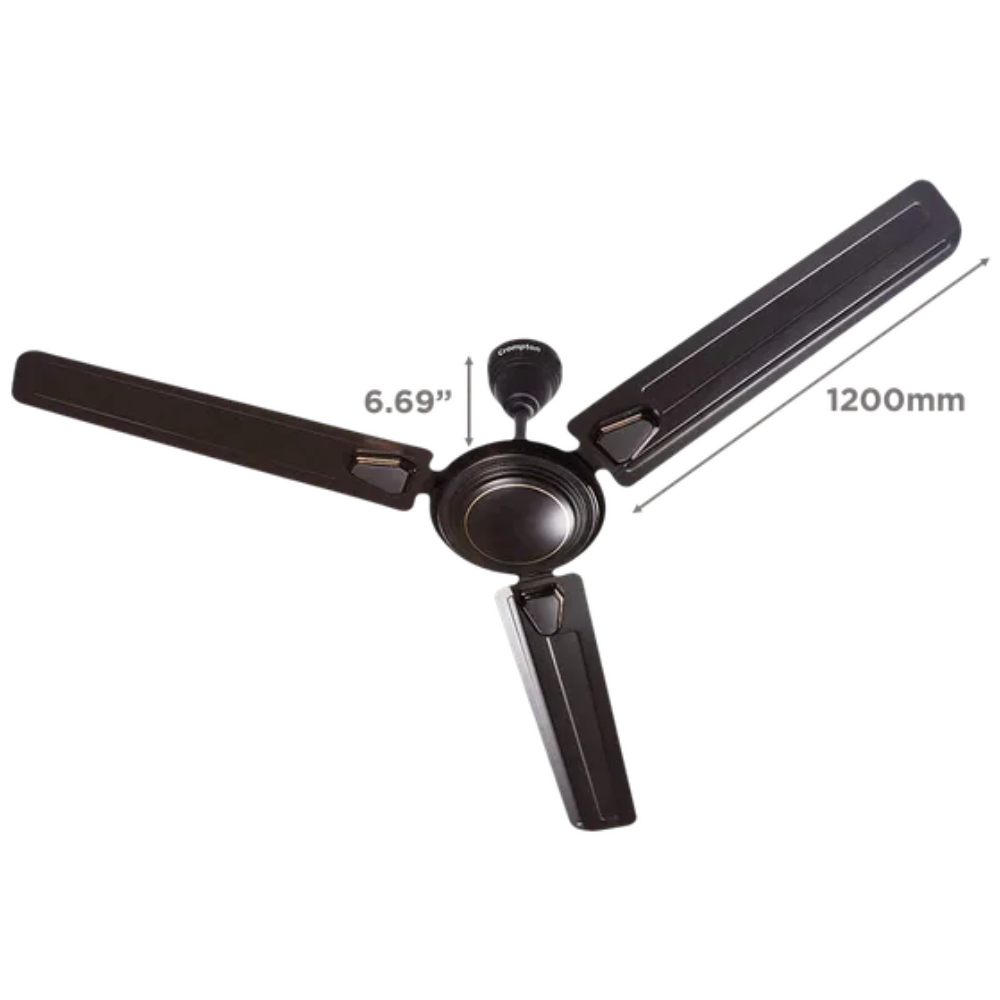 Crompton 1200mm 3 Blade 1 Star Copper Motor Ceiling Fan (Surebreeze)