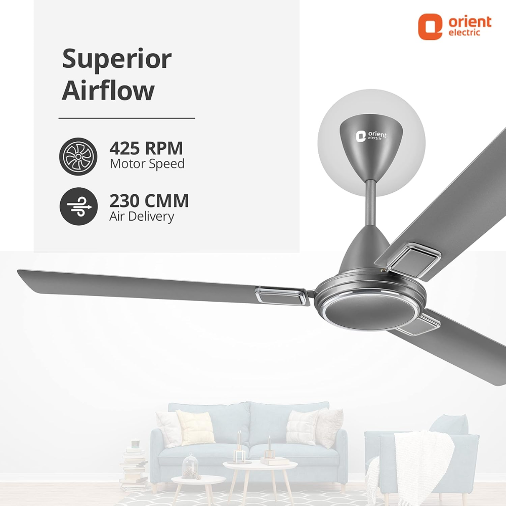 Orient FALCON Deco, 1200mm, 3 Blade Ceiling Fan
