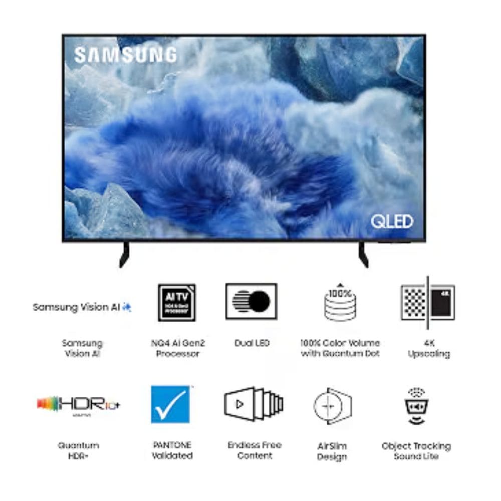 Samsung QA55Q7FAAULXL, 65 Inches 4K Ultra HD QLED TV, Black