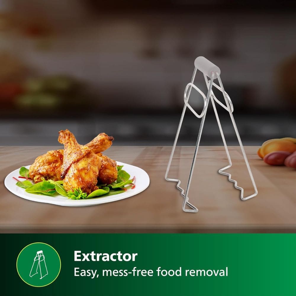 Philips Combo Accessory Kit Compatible with Extra Large Airfryer (HD9855/01, Black)