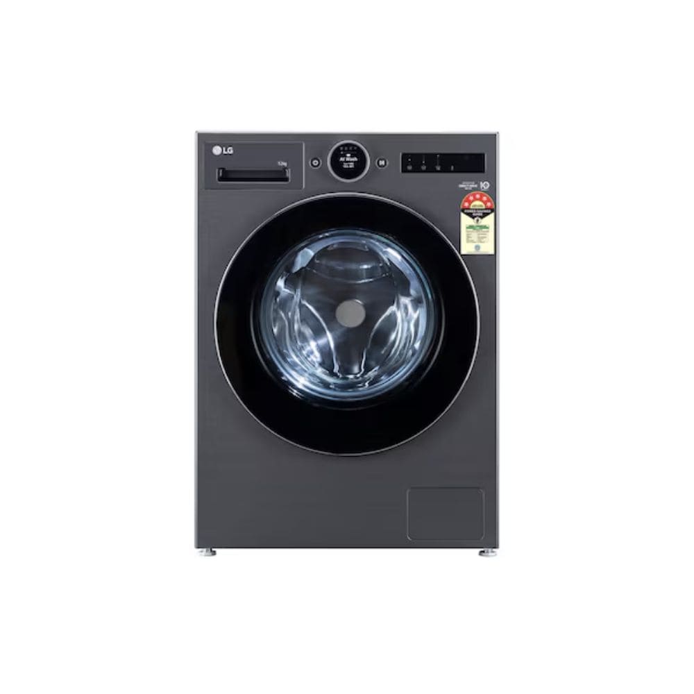 LG 12 Kg 5 Star Fully Automatic Front Load Washing Machine (FX1412A9K,Black)
