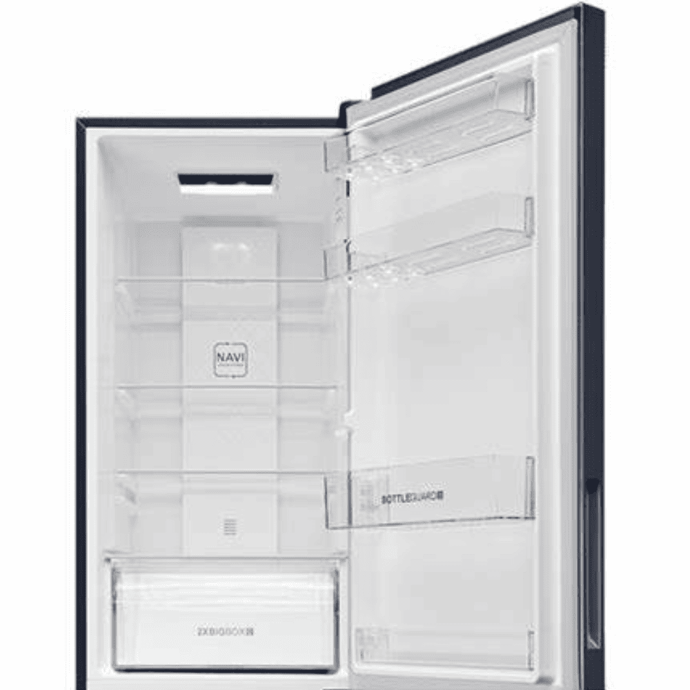 HAIER 265 Litres 2 Star Double Door Refrigerator (HRB-3152PKG-P, Black)