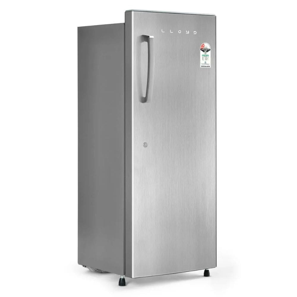 Lloyd 195 Ltrs, 2 Star Direct Cool Single Door Refrigerator (GLDG203ANWDF,Steel Graphite)