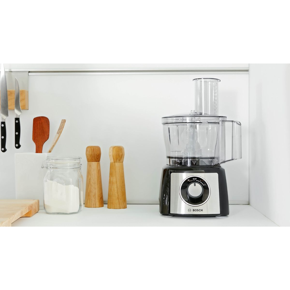 Bosch MCM3501M, 800 Watts Electric Ice Crushing Food Processor, Black