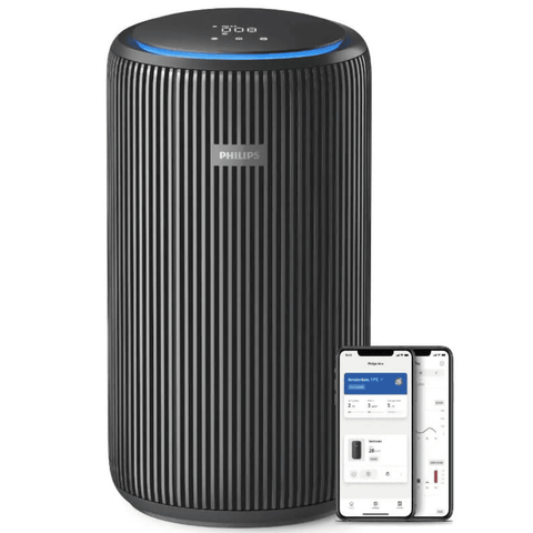 Philips AC4221/63, Portable Smart Air Purifier, HEPA +Double Carbon Combi Filter (Metallic)