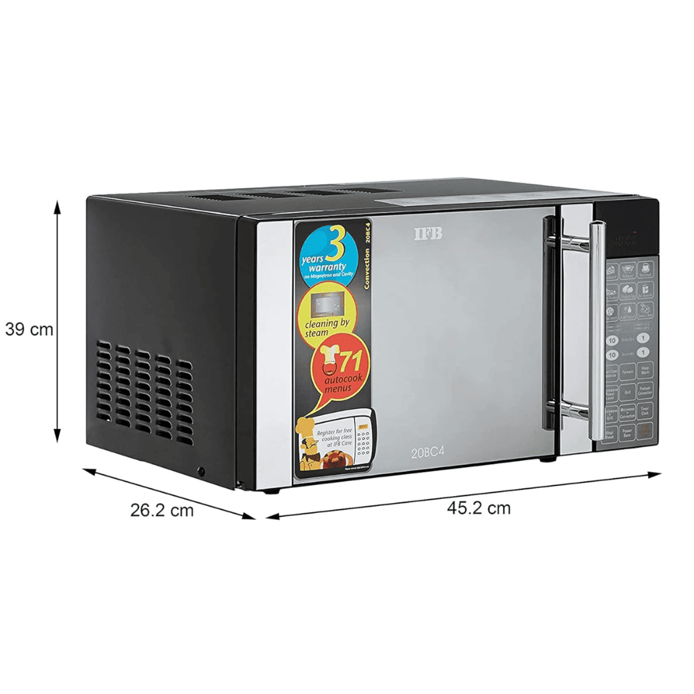 IFB 20 Ltrs Solo Microwave Oven (20BC4,Black)
