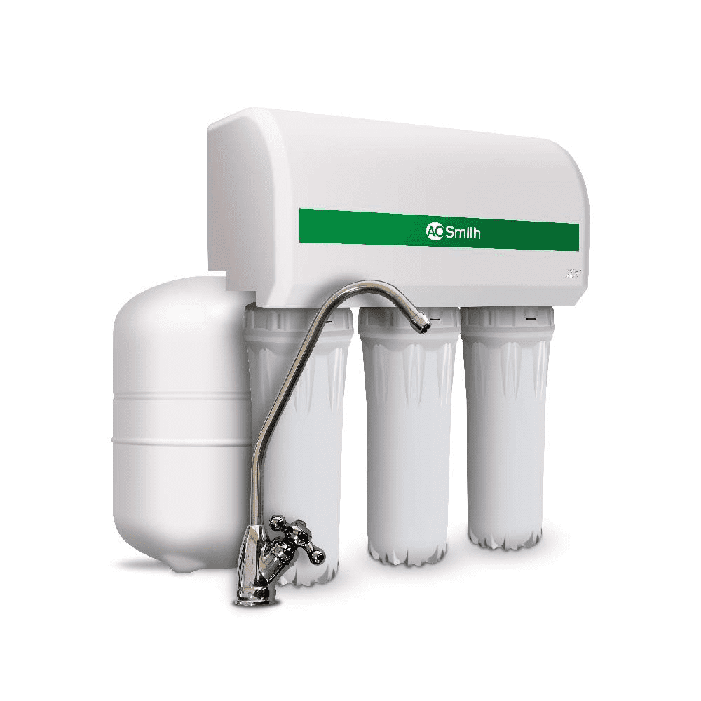 AO Smith RO X5 PLUS, 7.5 Ltrs Storage, Under the Counter Water Purifier, Black