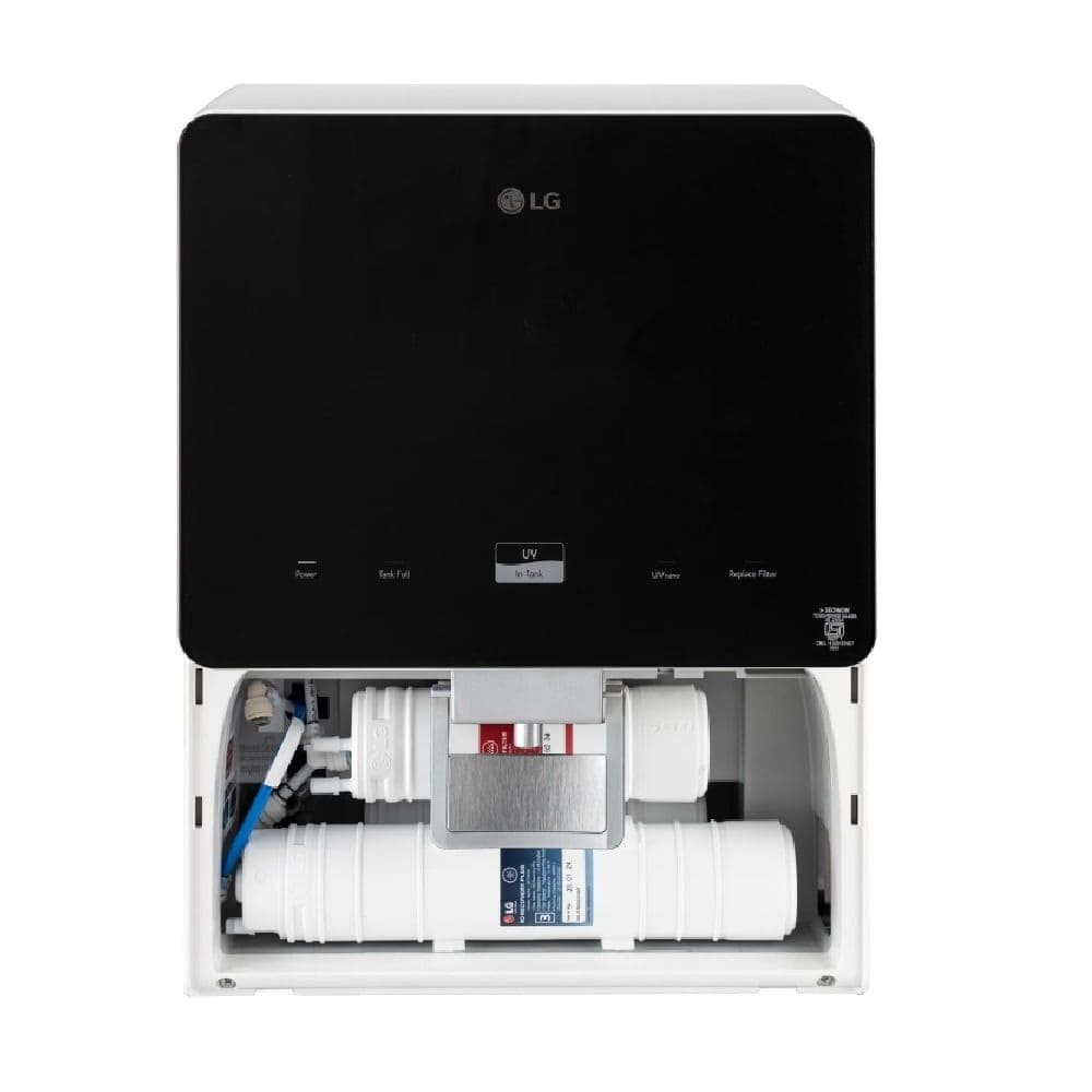 LG 8 Ltrs Storage, RO+UV+MB Stainless Steel Tank Water Purifier (WW176GTBW,Black)