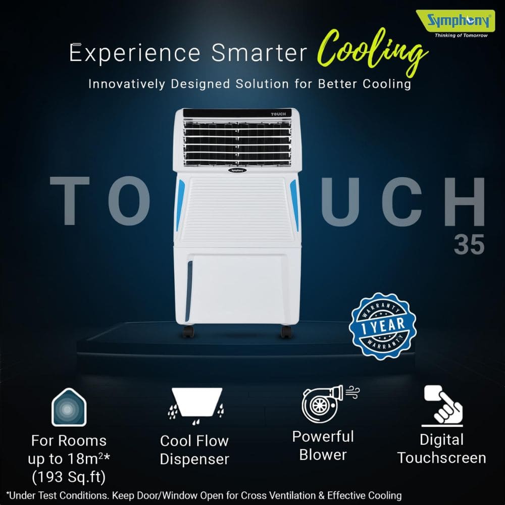 Symphony 35 Ltrs Personal Air Cooler (Touch35)