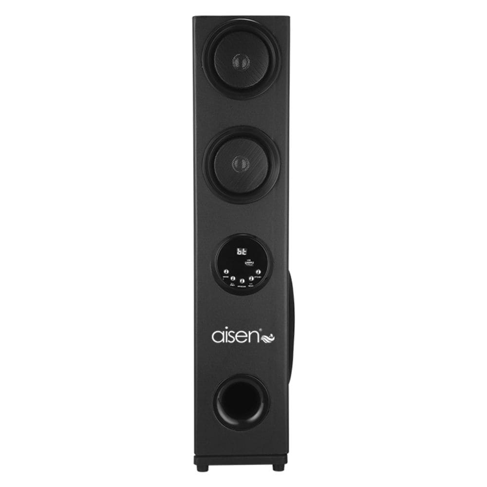 Aisen 80 Watts Home Theatre Bluetooth RMS Tower Speaker (A80UFB530, Black)