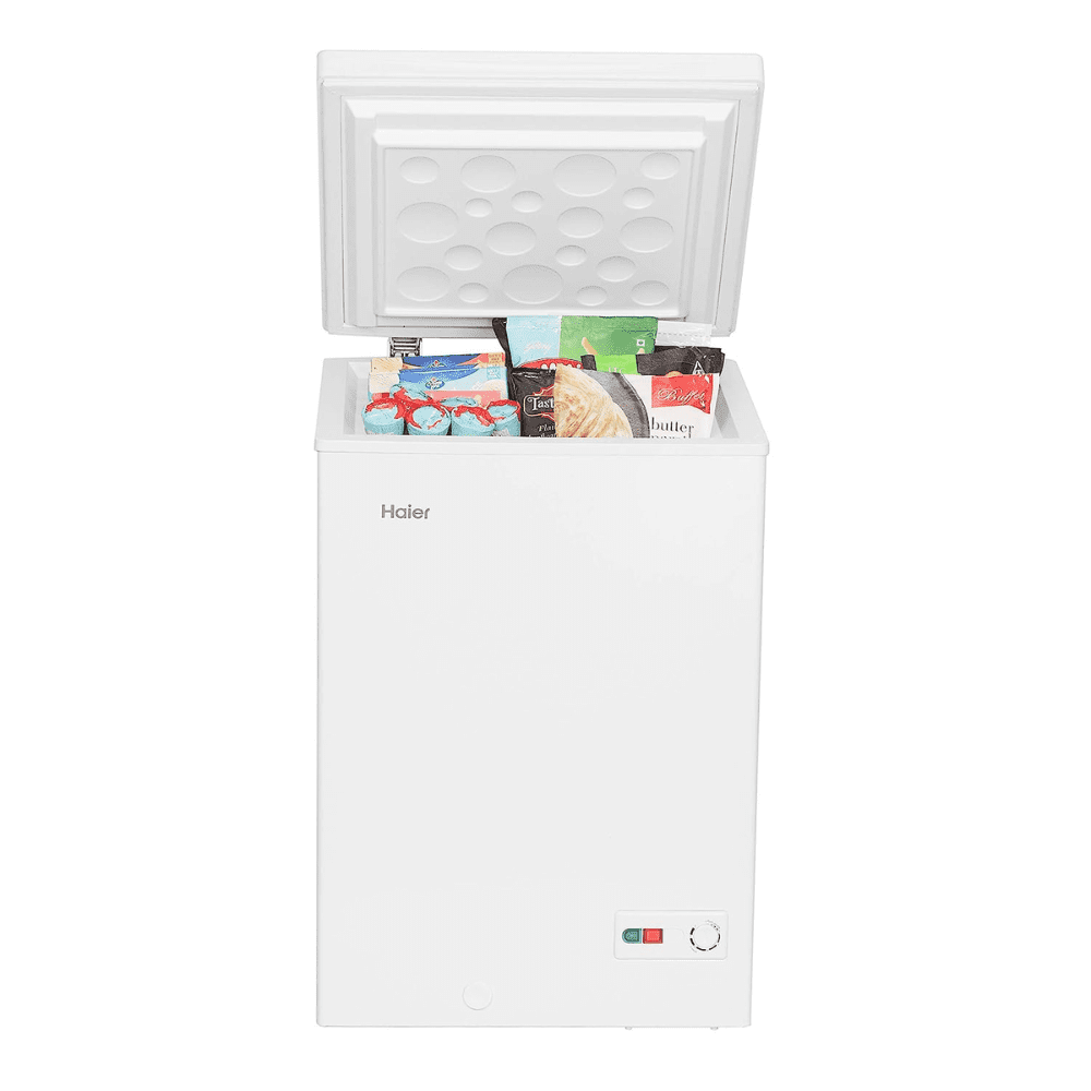 Haier HCF 175HC, 142 Ltrs Hard Top Convertible Single Door Deep Freezer, White