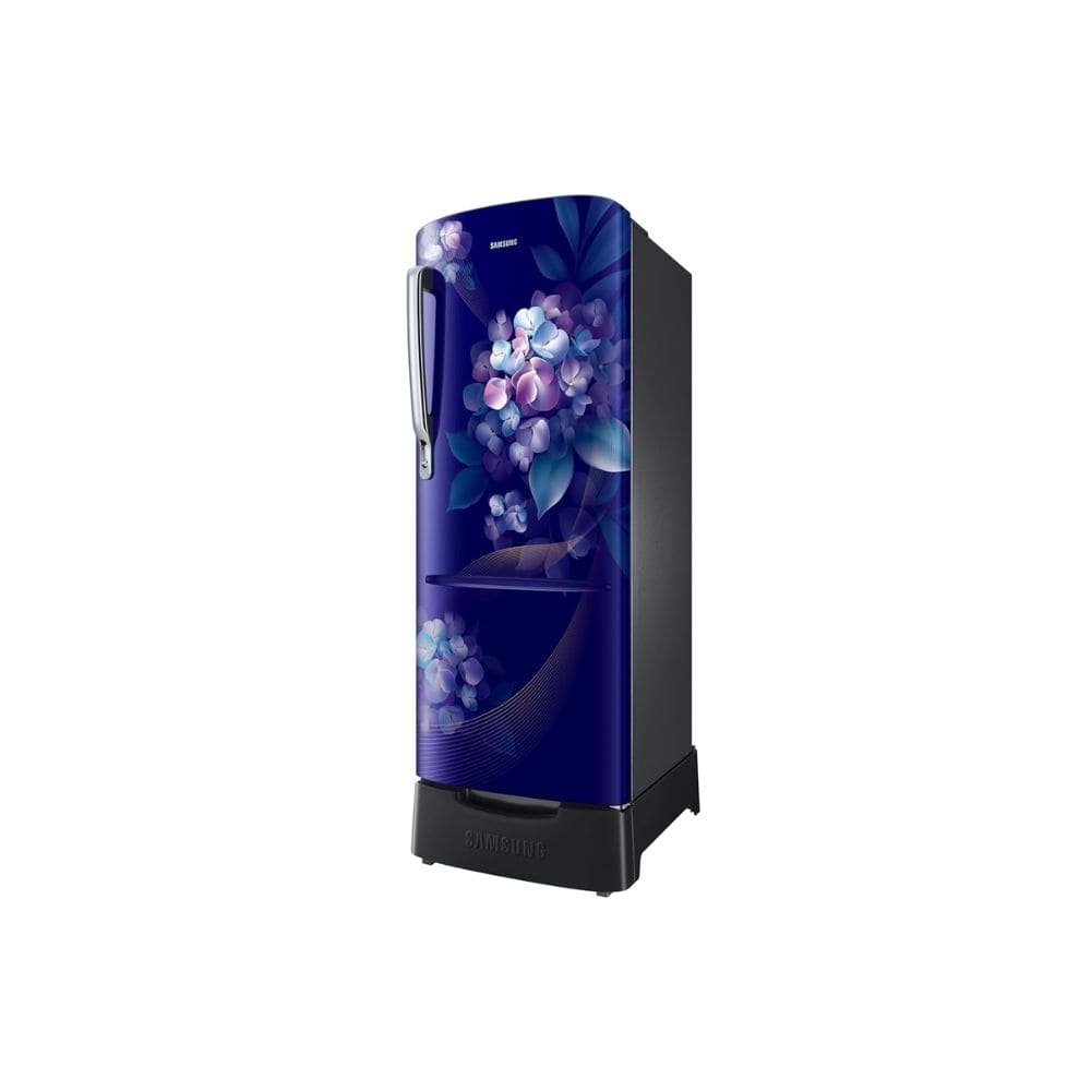 Samsung 223 Ltrs, 3 Star Digital Inverter, Direct Cool Single Door Refrigerator (RR24H2823HS/NL, Hydrangea Blue)