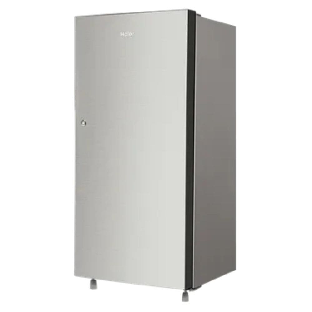 Haier 190 Ltrs, 5 Star Direct Cool Single Door Refrigerator (HRD 2105BNSA P, Nickel Steel)