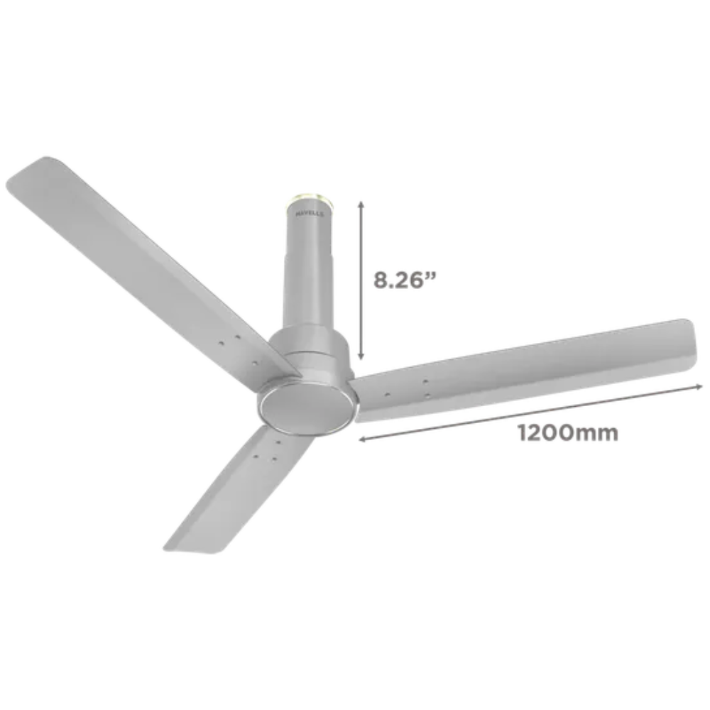 Havells Elio, 1200mm 5 Star 3 Blads Aluminium Ceiling Fan