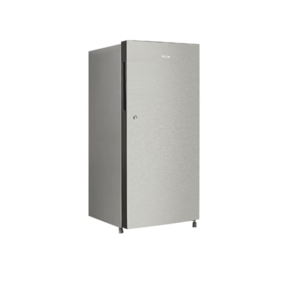 Haier 190 Ltrs, 3 Star Direct Cool Single Door Refrigerator (HRD 2103BNSA P, Nickel Steel)