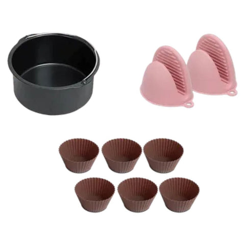 Philips Combo Accessory Kit Compatible with Extra Large Airfryer (HD9810/01, Black)