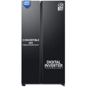 Samsung 653 Litres Side by Side Refrigerator (RS76CG8113B1, Black Matt)